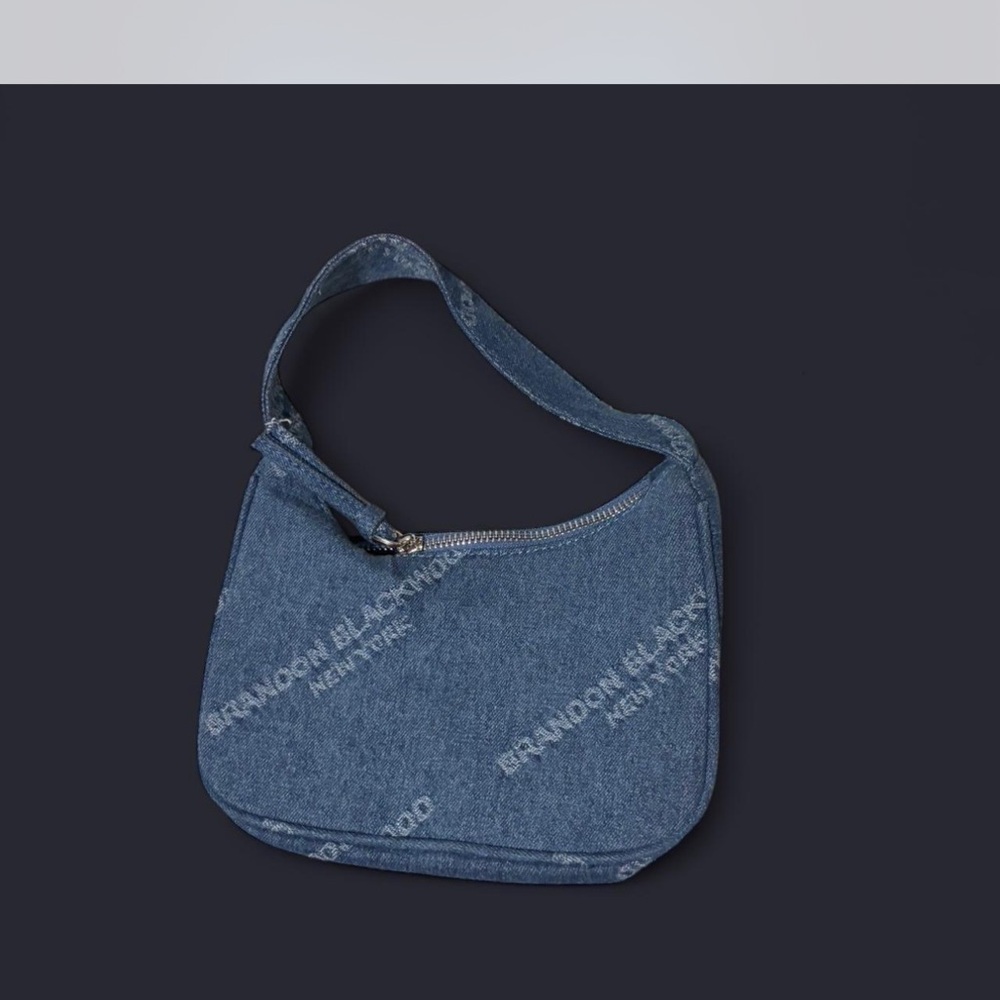 Brandon Blackwood Denim Blue Handbag